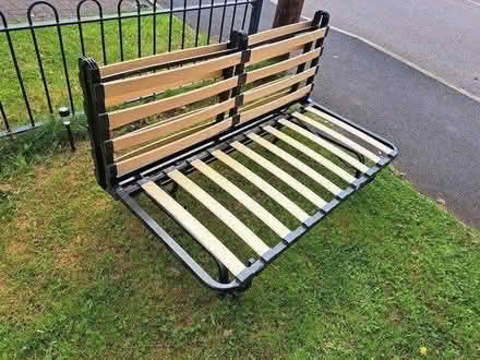 Photo of free Bed settee frame (scrap) (Stockport,Manchester SK8) #1