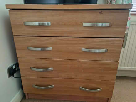 Photo of free Sturdy chest of drawers (Walton on Thames) #1