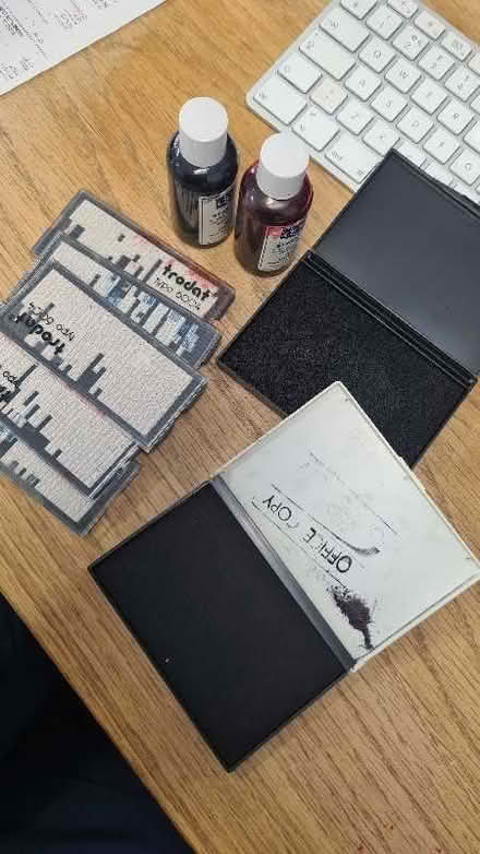 Photo of free Stamp pads, ink and trodat typo stamp letters (Perivale UB6) #1