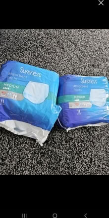 Photo of free Adult incontinence pants (Kenilworth Road DE5) #1