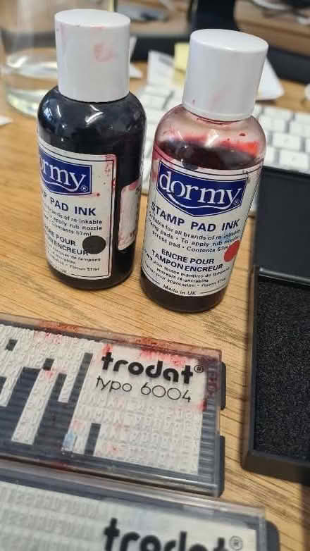 Photo of free Stamp pads, ink and trodat typo stamp letters (Perivale UB6) #4