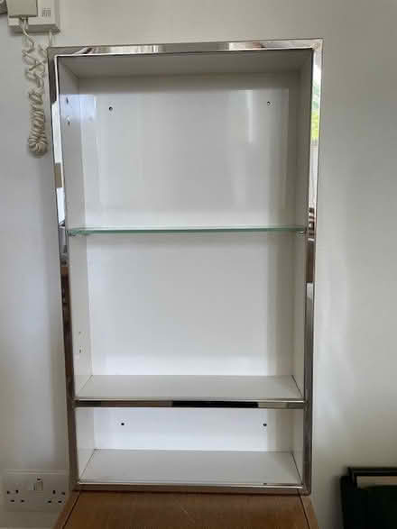 Photo of free Bathroom open shelf wall cabinet - new (Shepherds Bush W6)