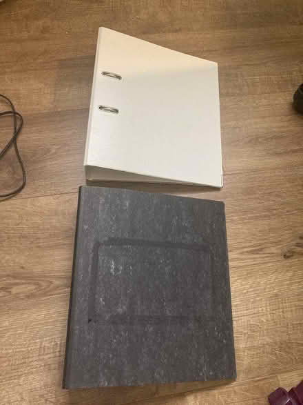 Photo of free 2 lever arch folders (Newhaven EH6)