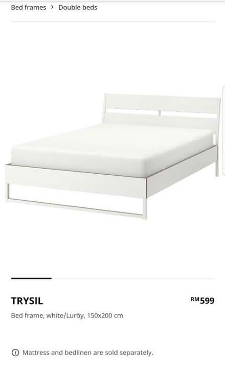 Photo of free IKEA TRYSIL King Bed Frame & Slats (Finedon NN9) #1