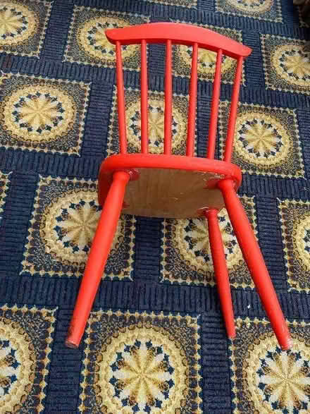 Photo of free Solid wood chair red (Crosspool S10) #2