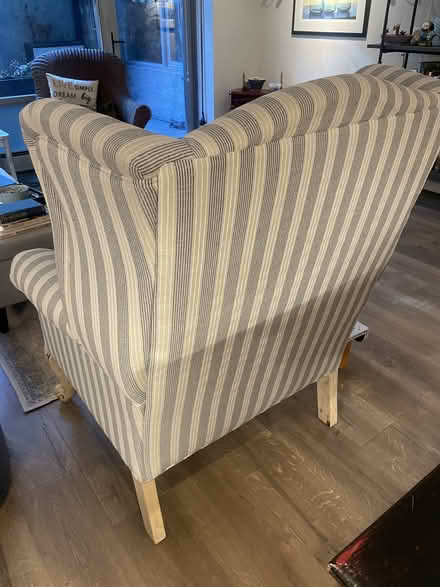 Photo of free Over sized wing chair (Downtown) #2