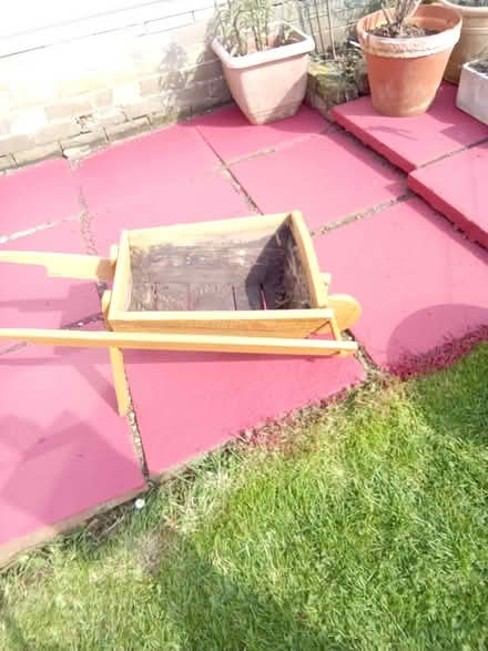 Photo of free Wooden ornamental wheelbarrow (Edinburgh EH10 Buckstone) #2