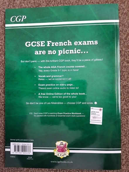 Photo of free French GCSE Revision book (Eastergate PO20) #2