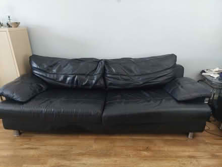Photo of free 2 and 3 Seater Leather sofa (Garston WD25) #2