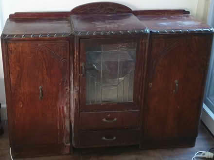 Photo of free Antique buffet cabinet (Brunswick) #2