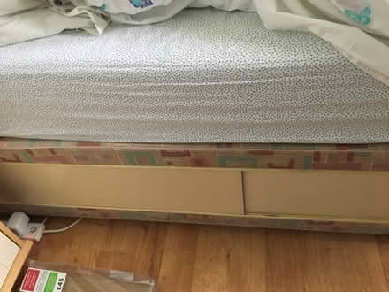 Photo of free 3’ Divan base with sliding door storage under in (Uxbridge UB10) #1