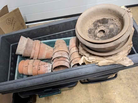 Photo of free Assorted clay plant pots (Bathampton) #1