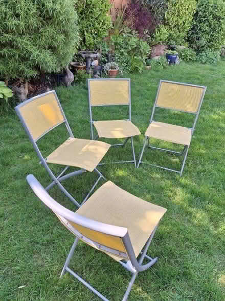 Photo of free Four garden chairs (Bexhill) #1
