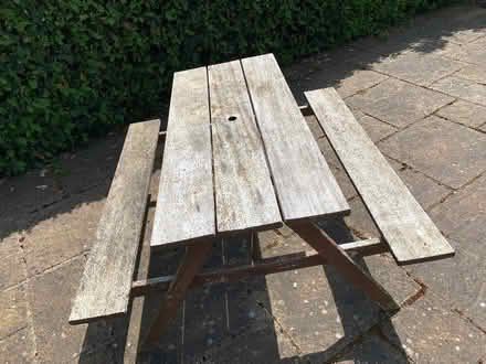 Photo of free Wooden pic-nic table (Amersham HP6) #2