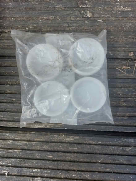 Photo of free X4 white castors (Murrow) #2