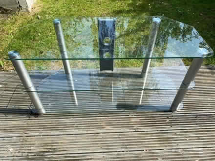 Photo of free Glass TV stand (SE25) #1