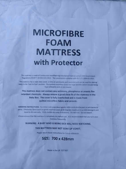 Photo of free Microfibre foam mattress (South Queensferry EH30) #1