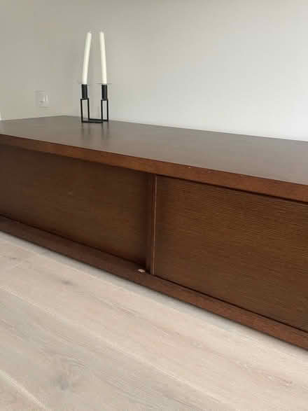 Photo of free two walnut media units- battersea (SW18) #3