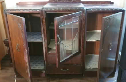 Photo of free Antique buffet cabinet (Brunswick) #1