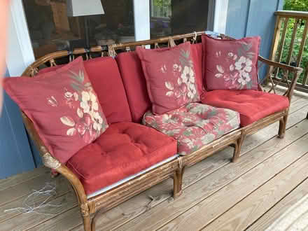 Photo of free Porch Couch (West Asheville) #1