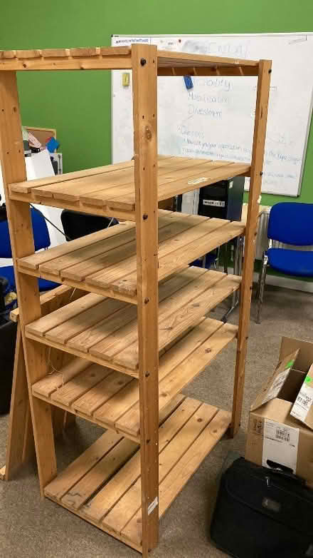 Photo of free Wooden shelves (Kennington SW9) #1