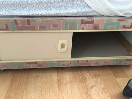 Photo of free 3’ Divan base with sliding door storage under in (Uxbridge UB10) #2