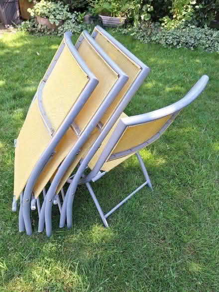 Photo of free Four garden chairs (Bexhill) #3