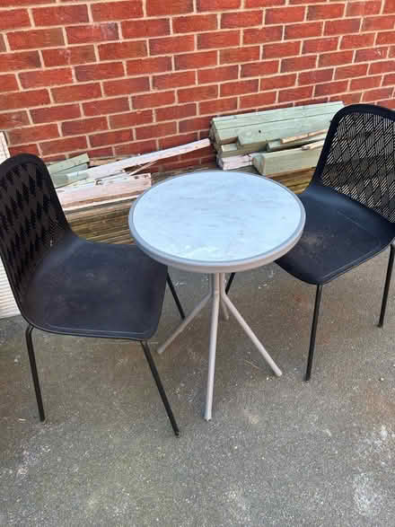 Photo of free Table and 2 chairs (NE27) #1