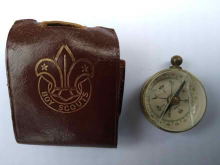 Photo of free Boy Scouts Compass holder 1960's (Theydon Bois CM16) #1