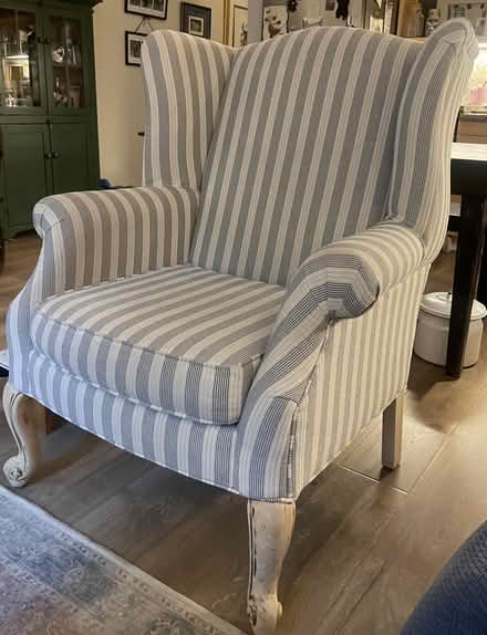 Photo of free Over sized wing chair (Downtown) #1