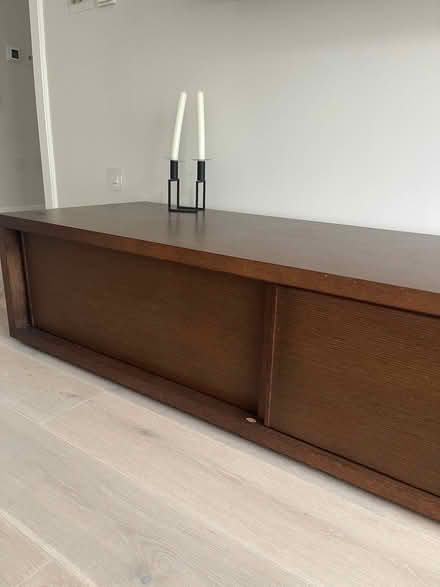 Photo of free two walnut media units- battersea (SW18) #2