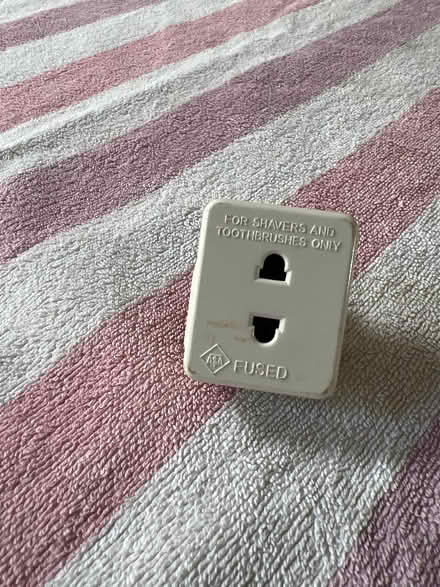 Photo of free 3 pin to shaver socket adapter (Haylands Way MK41) #1