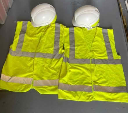 Photo of free Hard hats & high viz jackets (AB32) #1