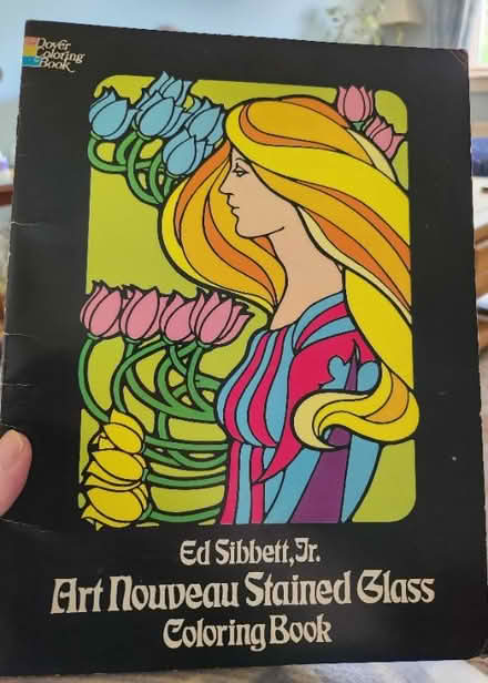 Photo of free Art nouveau stained glass colouring book (Drylaw EH4) #2