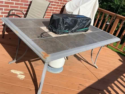Photo of free Deck Patio table w/ Ceramic tiles (Catonsville) #3