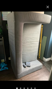 Photo of free Small grey ikea sofa (Sheffield S8 off Gleadless rd) #3