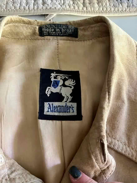 Photo of free Unisex suede jacket (Ringwood) #3