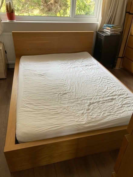 Photo of free Ikea Malm double bed (Feltham TW13) #1