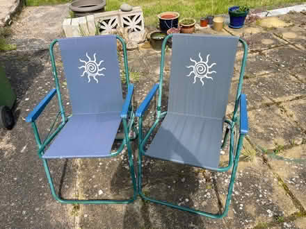 Photo of free 2 x folding chairs (SL4) #1