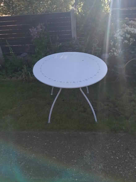 Photo of free Garden Table (Tilbury RM18) #1