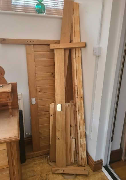 Photo of free Wooden double bed frame (Carlisle CA1) #1