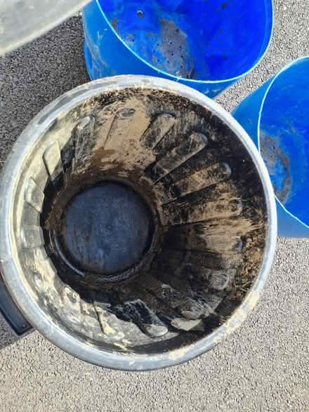 Photo of free Half barrel planters & bin (Bowerham) #4