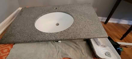 Photo of free Granite vanity top with sink (Central Naperville) #1