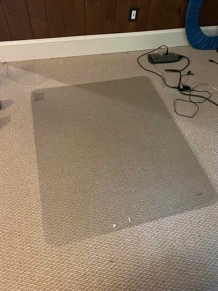Photo of free Carpet chair mat (NW DC nr Silver Spring) #1
