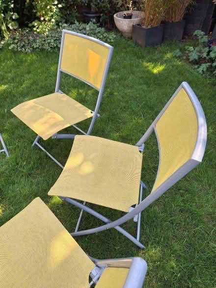Photo of free Four garden chairs (Bexhill) #2