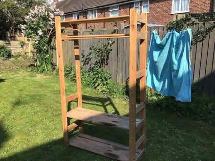 Photo of free Shed/Allotment/Garage storage rack. (Leasowe CH46) #1