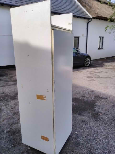 Photo of free White Cupboard with Shelving on legs (Moorhouse CA5) #2