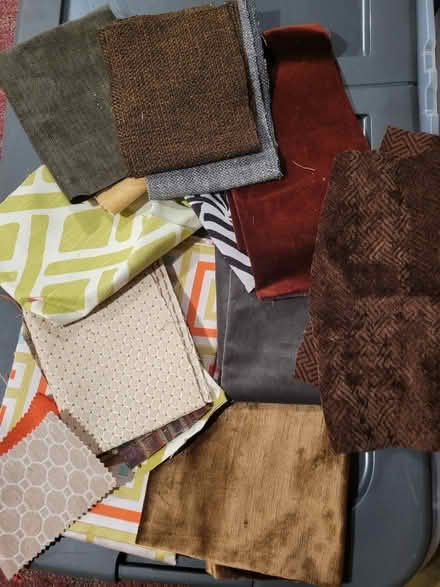 Photo of free 5 boxes of fabric samples (Woodstock NY) #1