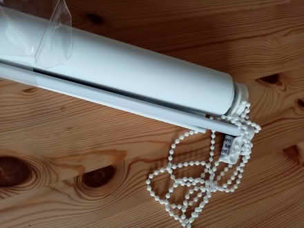 Photo of free White (black out) roller blind (Ely CB6) #2