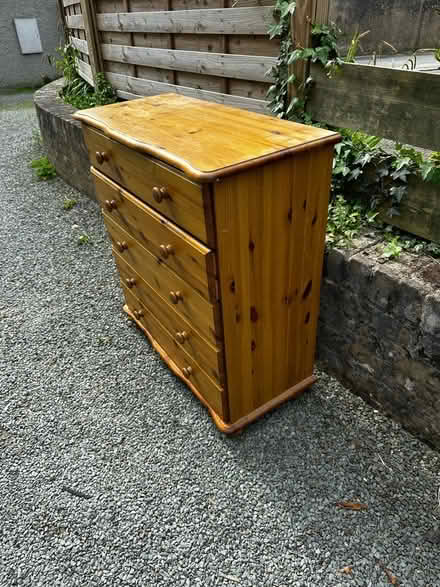 Photo of free Pine chest of drawers (Kendal) #2